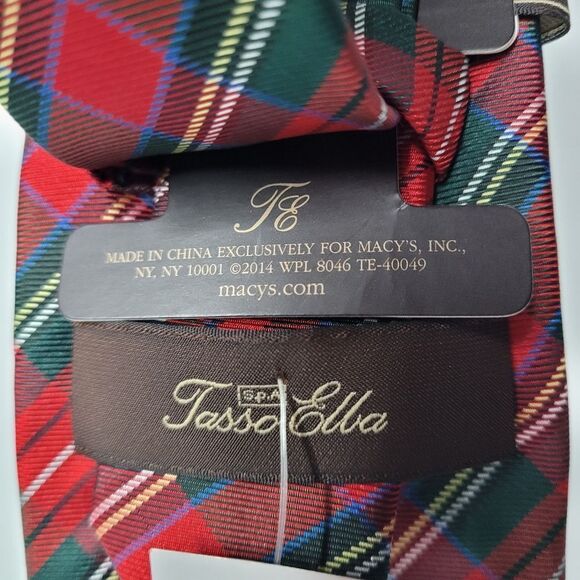 Tasso Elba Luxury Neckwear Silk Tie - Picture 5 of 5